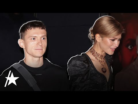 Zendaya & Tom Holland Hold Hands After His ‘Romeo and Juliet’ Play Debut