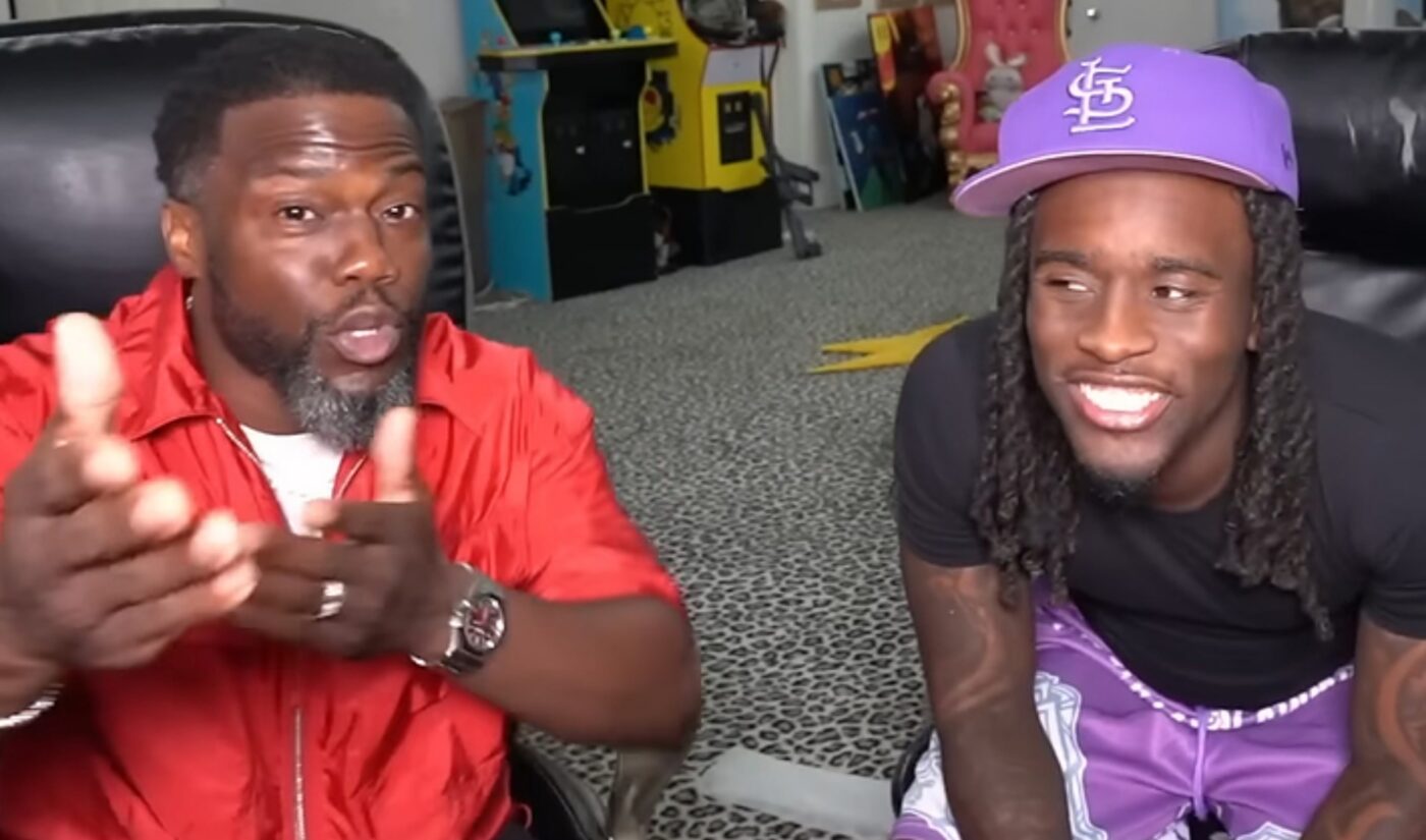Funny Face-Off: Kai Cenat Surprises Kevin Hart with Hilarious Gift During Live Stream, Sparks Massive Fan Buzz