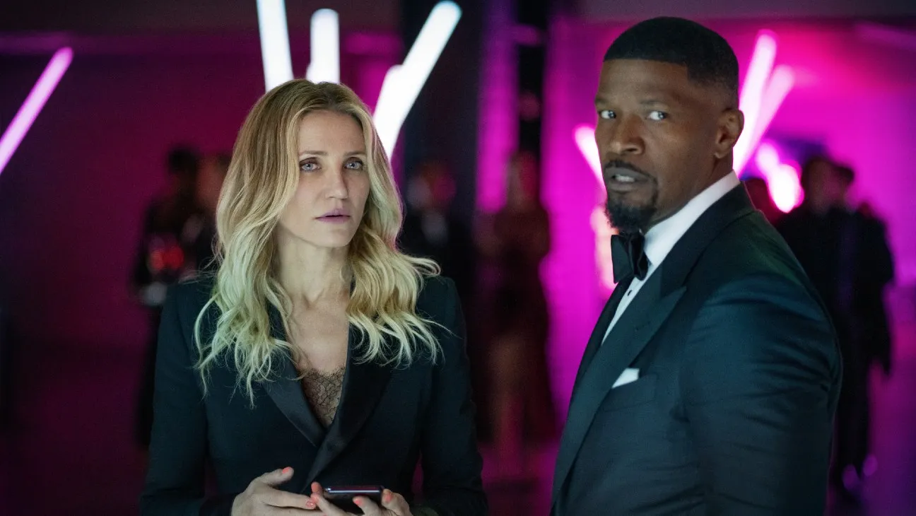 Jamie Foxx Cheers on Cameron Diaz in Her Big Netflix Comeback with 'Back in Action' - A Behind-the-Scenes Look