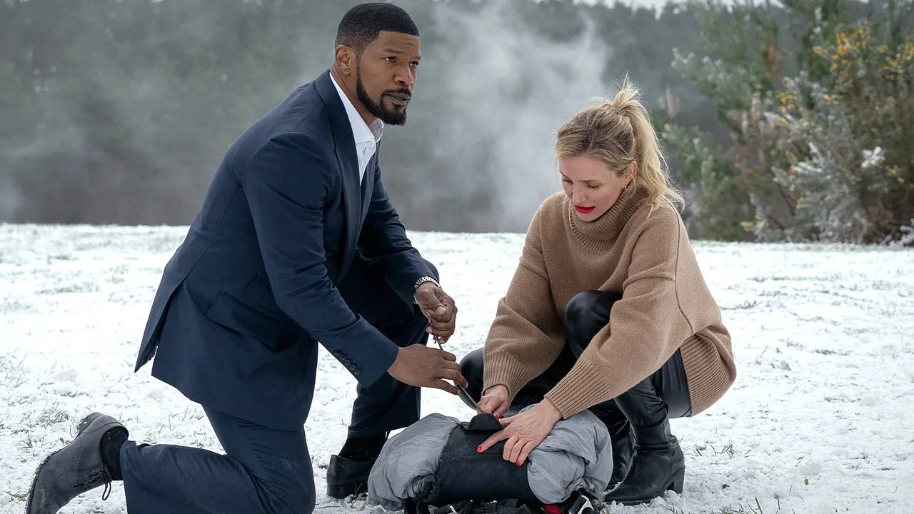 Jamie Foxx Cheers on Cameron Diaz in Her Big Netflix Comeback with 'Back in Action' - A Behind-the-Scenes Look