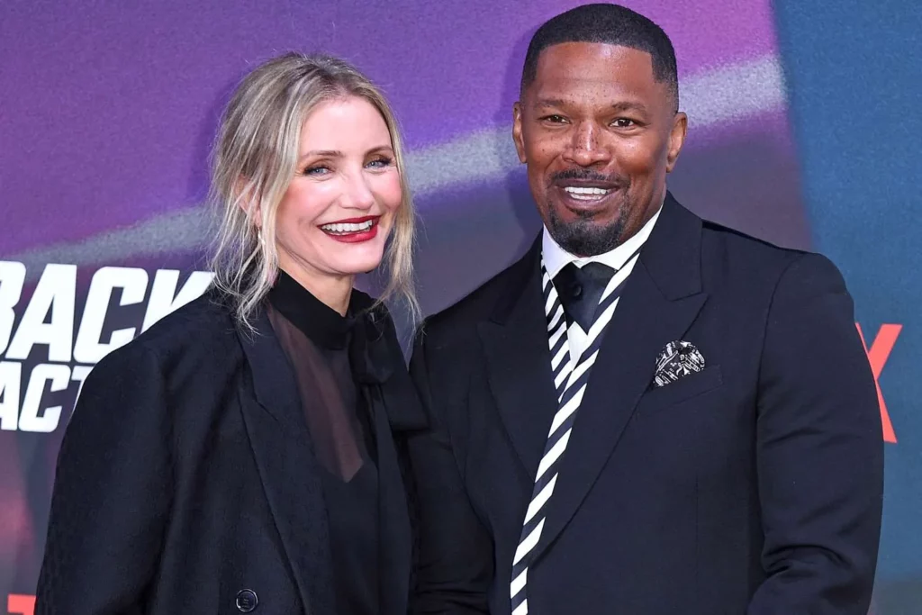 Jamie Foxx Cheers on Cameron Diaz in Her Big Netflix Comeback with 'Back in Action' - A Behind-the-Scenes Look